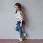 [90-150cm]デニムパンツ フリル付き 7分丈 カジュアル 履きやすい ボトムス - Image 11