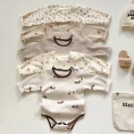 [66-90cm] 動物or小花柄 ロンパース or ボトムス - Image 12