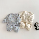 [73-110cm] 犬柄&数字柄 カジュアル 2点セット - Image 10