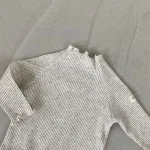 [73-100cm] シンプル フリル インナー シャツ - Image 7