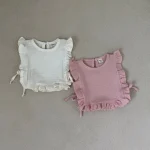 [66-100cm] スクエアフリル襟ORシンプル ロンパース - Image 9