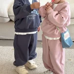 [80-150cm]セットアップ 英字プリント カジュアル 定番 - Image 6