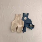 [66-90cm]韓国風 サロペット - Image 3