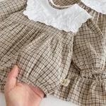 [66-130cm] スクエア襟 ワンピース or  ロンパース - Image 10