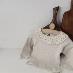 [66-90cm] フリル 花柄 トップス - Image 3