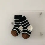 [GOODS] 韓国風 ボーダー ソックス - Image 3