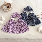 [73-110cm] レオパード柄 アウター - Image 2