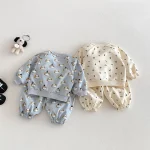 [73-110cm] 犬柄&数字柄 カジュアル 2点セット - Image 16