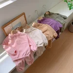 [80-120cm] カラフル フリース セットアップ