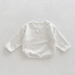 [66-100cm] ボタン シンプル トップス - Image 12