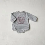 [66-90cm] クマ柄 ロンパース - Image 14