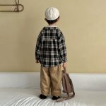 [80-150cm]シャツ チェック柄 カジュアル 合わせやすい トップス - Image 11