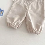 [73-120cm] ポケット付き シンプル サロペット - Image 14