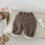 [73-120cm]チェック柄 ボトムス - Image 4