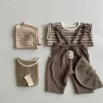 [66-90cm]リブ サロペット   LB5406 - Image 9