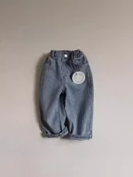 [73-120cm] シンプル デニム パンツ - Image 6