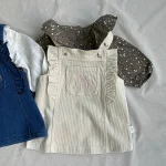 [73-100cm] リボン サロペット - Image 8