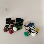 [GOODS] 韓国風 ボーダー ソックス - Image 9