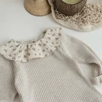 [66-90cm] フリル 花柄 トップス - Image 5