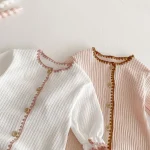 [66-90cm] シンプル ロンパース - Image 7