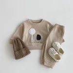 [73-110cm] 象柄 ワッフル セットアップ - Image 4