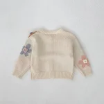 [66-100cm] フラワー カーディガン - Image 6