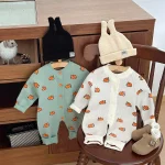 [BABY]ウサギ柄 オールインワン LB6085