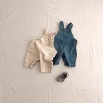 [66-90cm]韓国風 サロペット - Image 4