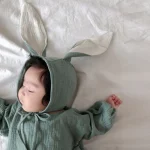 [66-100cm] スクエアフリル襟ORシンプル ロンパース - Image 16