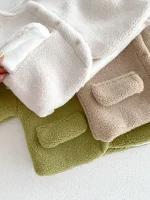 [66-100cm] ポケット付き ボア アウター - Image 12