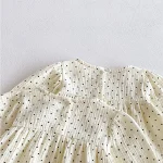 [66-110cm] ドットボンネット付き ロンパースor ワンピース - Image 9