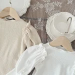 [66-90cm] パフスリーブノーカラー ロンパース    LB5493 - Image 21