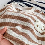 [73-110cm] 熊柄 プルオーバー