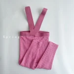 [73-100cm]サロペット カラフル 切り替え 履きやすい ボトムス - Image 9