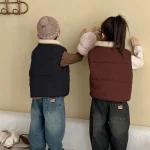 [80-150cm] ボア襟 ベスト - Image 12