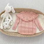 [66-90cm] フリルフラワー ロンパース - Image 13