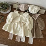 [73-100cm] デイジー襟 ワンピース - Image 6