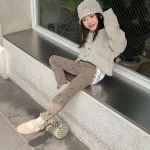 [80-130cm] リボン柄 レギンス - Image 23