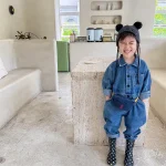 [80-130cm] デニム オールイワン - Image 9