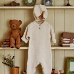 [66-90cm] ボタン付き オールインワン  or ボンネット - Image 5