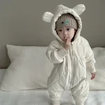 [66-90cm] キルティング オールインワン - Image 3