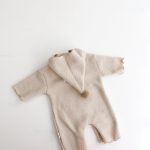 [73-90cm] 帽子付け フリース 長袖 オールインワン - Image 16