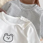 [73-100cm] 熊プリント シャツ - Image 18