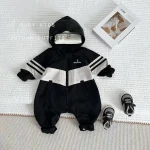 [66-90cm] フート付き オールインワン - Image 2