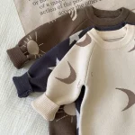 [66-90cm] 星or月柄 オールインワン - Image 6