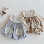 [73-110cm] レース襟 ワンピースor インナーシャツ - Image 15