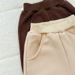 [73-120cm] ポケット付き フリースジッパー セットアップ - Image 10