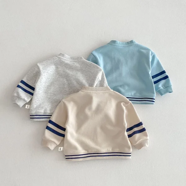 [73-120cm] ボーダー カーディガン