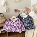 [73-110cm] レオパード柄 アウター - Image 9