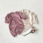 [66-90cm]ロンパース&帽子 セット 無地 肌に優しい ベビー服 - Image 19